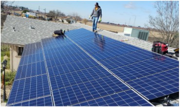Solar Installation in Hanford